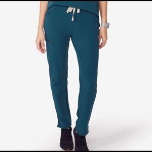 Figs Caribbean Blue Yola Skinny Scrub Pant, Size XS
